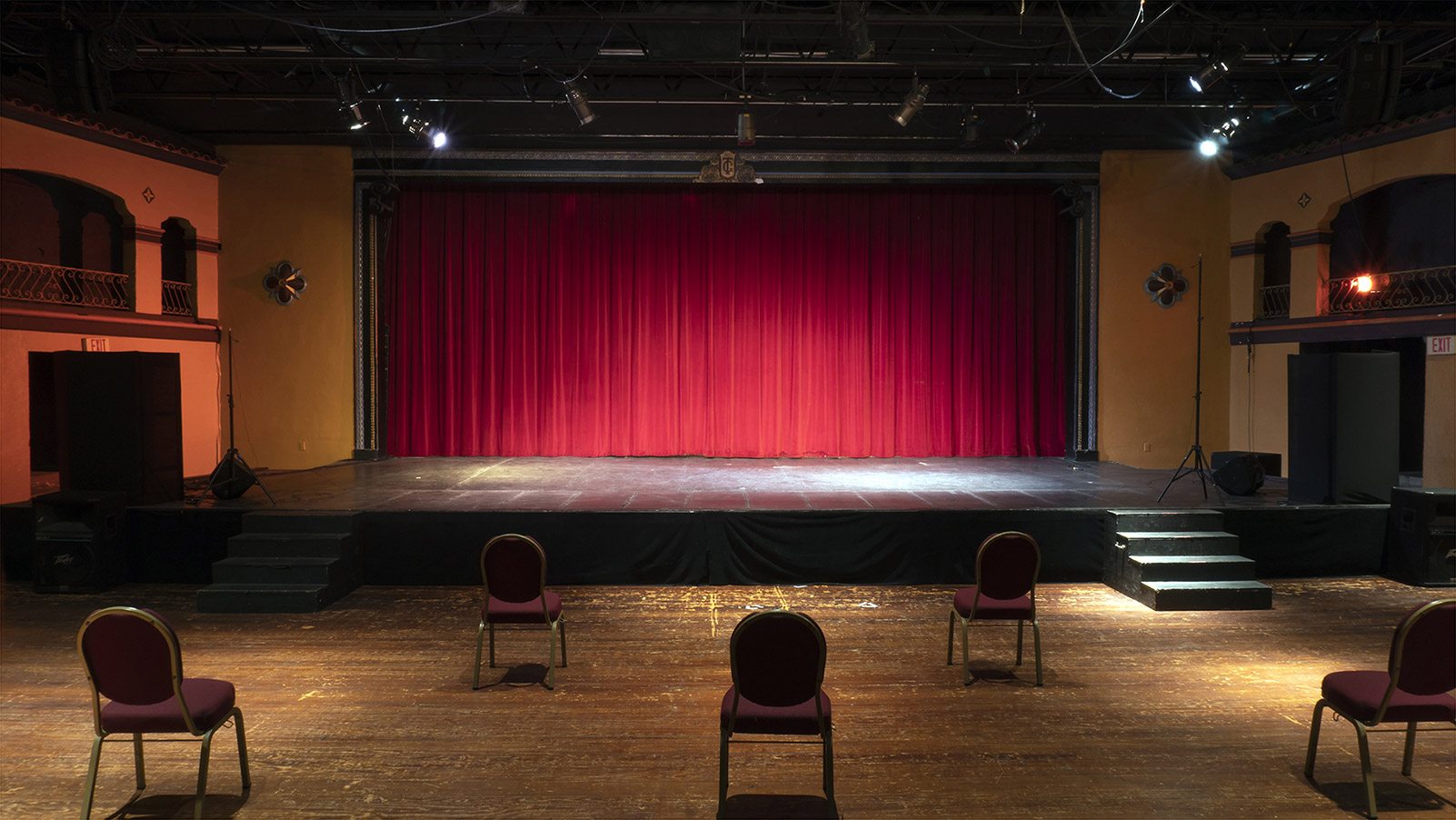The Guadalupe Cultural Arts Center, February 2021, Archival Pigment Print on Hahnemühle Photo Rag Baryta, 17 × 30 inches.